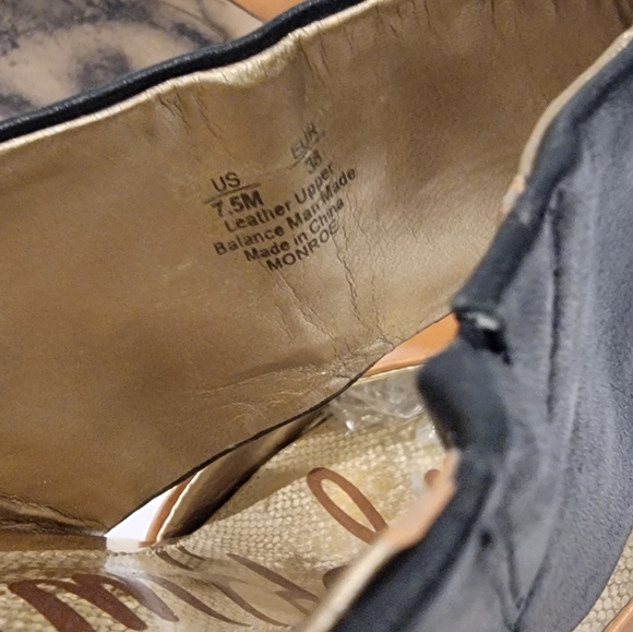 Sam Edelman "Monroe" Two Tone Stiletto Mules size 7.5 - Picture 9 of 9